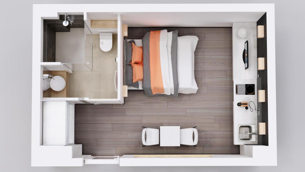 Apartmán Le 9Eme- Metro Valmy-Homalyon Exteriér fotografie