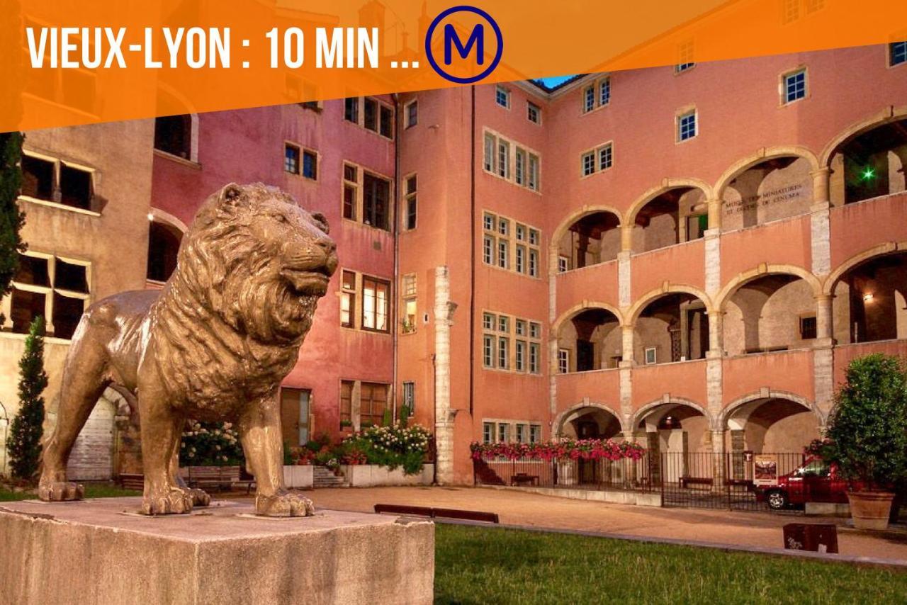 Apartmán Le 9Eme- Metro Valmy-Homalyon Exteriér fotografie