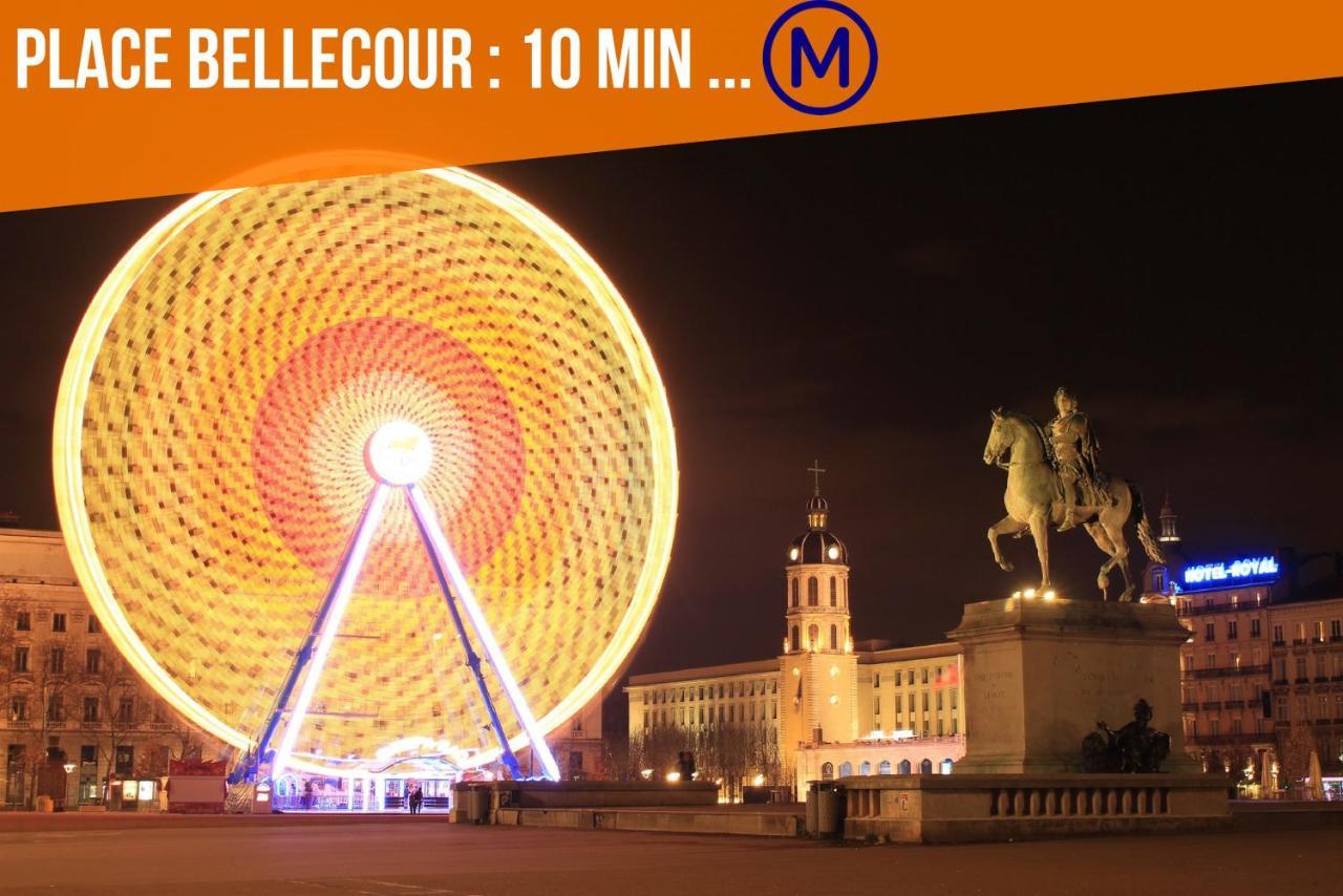 Apartmán Le 9Eme- Metro Valmy-Homalyon Exteriér fotografie